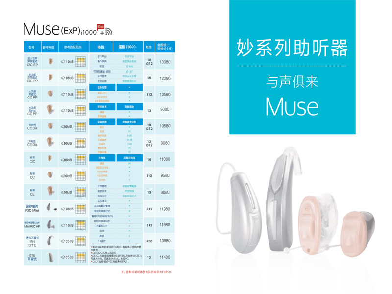 斯达克muse i系列助听器